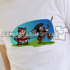 "Danzante Jack Sparrow" Camiseta modelo Chico