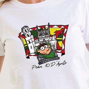 Camiseta "10 d'Agosto" de Huesca para chica